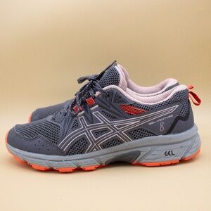 ASICS Gel Venture 8 Grey Ginger Peach Shoes Women's Size 6.5